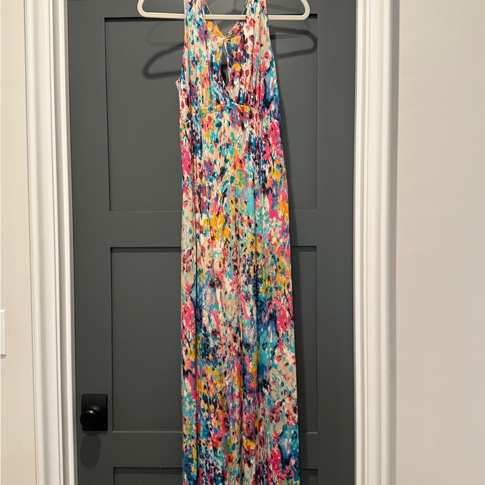 Matty M Multicolor Floral Dress